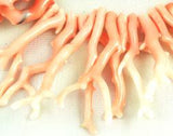 Pink Coral Large Branch Beads Rare Natural