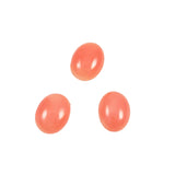 Pink Coral Oval Cabochons