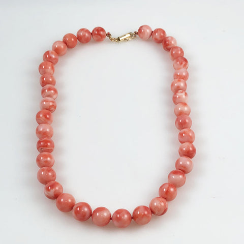 Pink Coral Necklace 10.5m