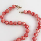 Pink Coral Necklace 10mm