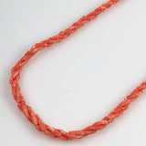 Vintage salmon pink coral necklace