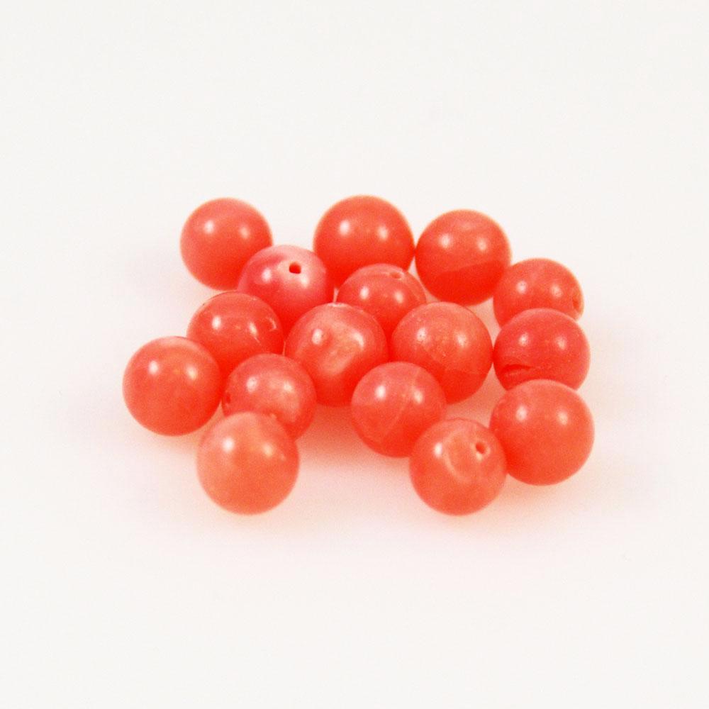 Dark Pink Coral Beads Rounds