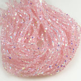 Light Pink Rose Crystal Beads 4mm