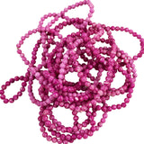 Pink Fossil 4mm Bead Strands 