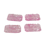 rose quartz cabochons glass vintage