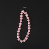 Mauve Pink Czech Glass Beads 