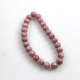 Pink Czech Glass Beads 
