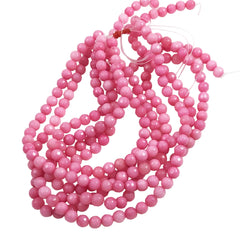 Pink Quartz Faceted 8mm Bead Strand