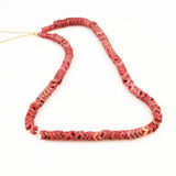 Pink African Glass Snake Beads