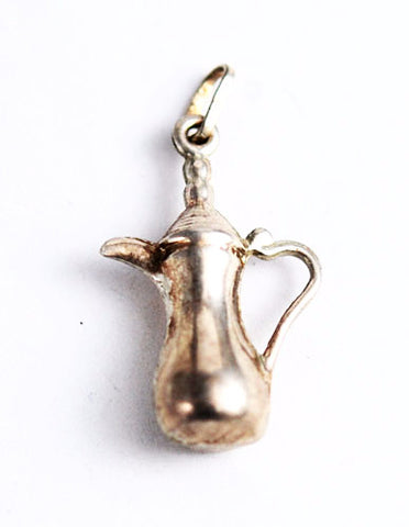 Italian Sterling Silver Pitcher Charm