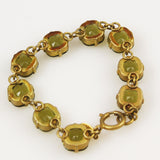 Catherine Popesco French Gold & Crystal Bracelet