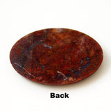 Large Poppy Jasper Gemstone Oval Cabochon 55mm