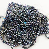 Peacock pearls round freshwater 