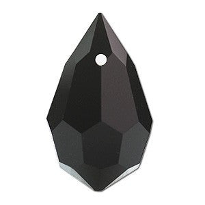 Preciosa Black Crystal Pendant 681