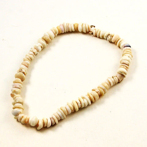 Hawaiian Puka Shell Beads Strand Vintage