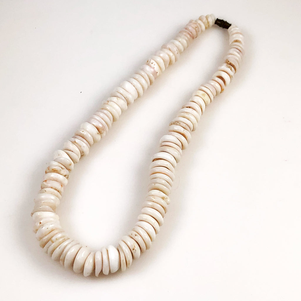 Large Puka Shell Necklace Vintage
