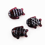 Purple Fish Glass Lamp Work Beads