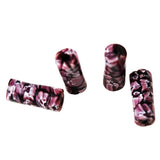 Purple Millefiori Tube Beads