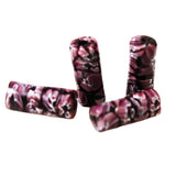 Purple Millefiori Tube Beads