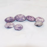 vintage purple coral beads
