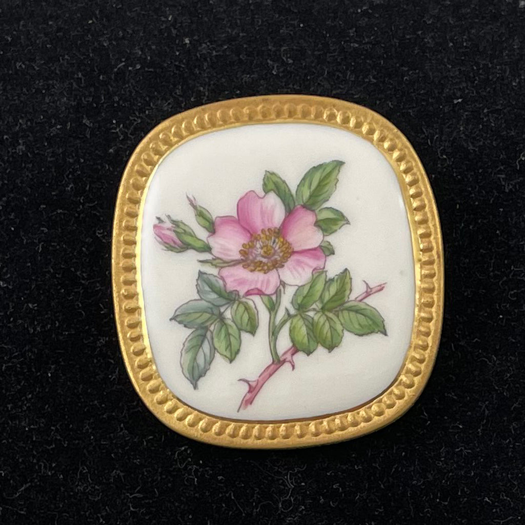 Flora danica brooch 2025