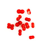 Italian Red Coral Bone Beads Natural