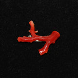 Red Coral Pin Vintage