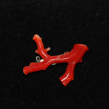 Red Coral Brooch