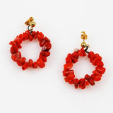 Red Branch Coral Earrings