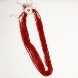 Italian Oxblood Red Coral Heishi Tubes