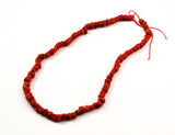 Italian Red Coral Rondelle Strands - All Natural