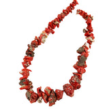 Italian Red Coral Nugget Beads Natural 