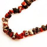 Italian Red Coral Nugget Beads