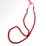 Italian red coral beads