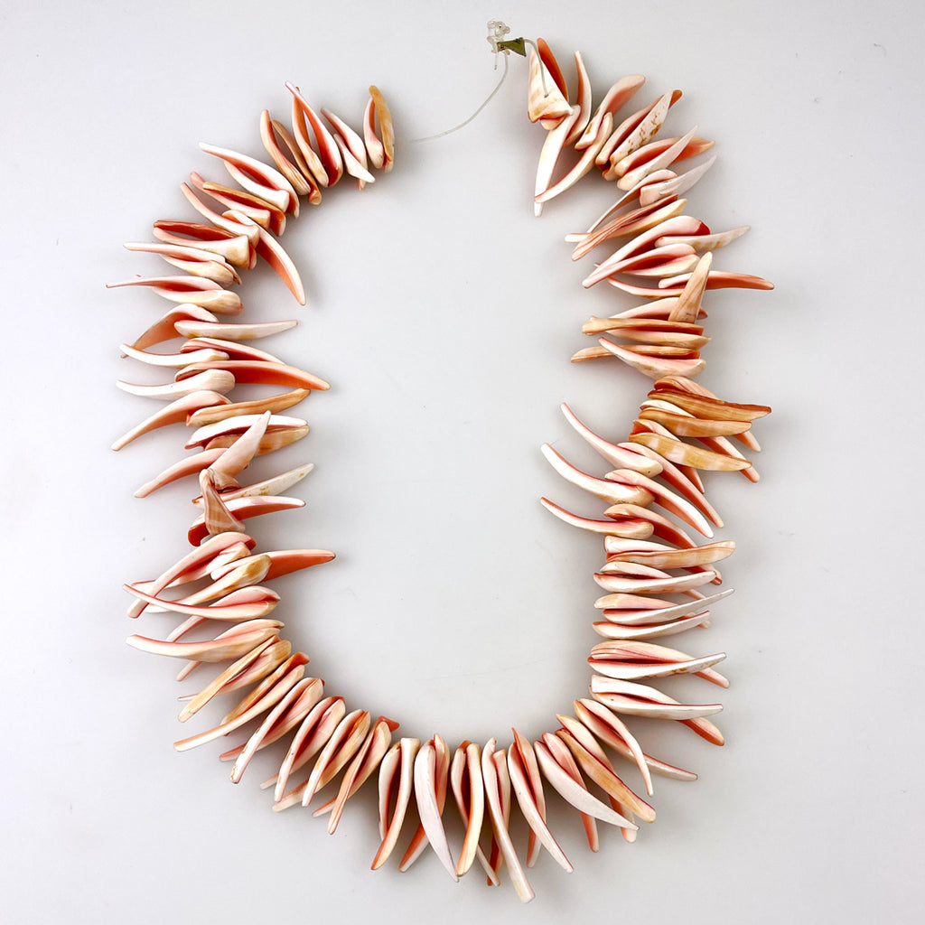Red Lip Shell Spike Beads
