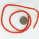 Genuine red coral beads
