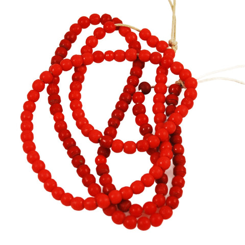 African Trade Red Prosser Beads – Estate Beads & Jewelry