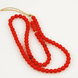 African Trade Red Prosser Beads 
