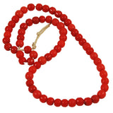 Red Prosser Antique Trade Beads 7mm