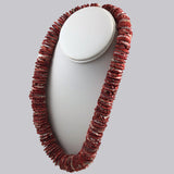 Red Spiny Oyster Shell Heishe Beads 