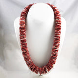 Extra Large Red Spiny Oyster Shell Heishe Beads Extra Large Red Spiny Oyster Shell Heishe Beads
