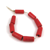 Red Glass African Trade Beads