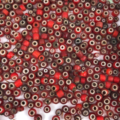 Antique African Trade Cornaline d'Aleppo Beads (24)