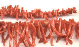 Italian Red Coral Branch Beads Natural Coral