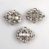 rhinestone clasps NOS Double strand