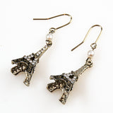 Eiffel Tower Rhinestone Earrings