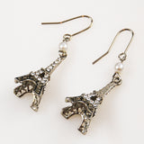 Eiffel Tower Rhinestone Earrings