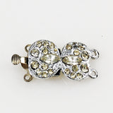 Rhinestone Bow Clasp Vintage Wedding