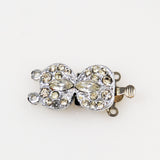 Vintage rhinestone clasp NOS Elegant