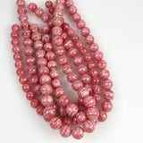 Rhodochrosite AAA Gemstone Round Beads